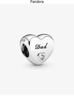 Pandora Dad Heart Charm